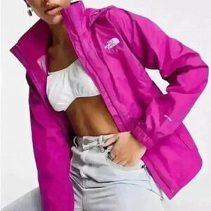 NWOT The North Face Resolve Jacket Fuschia Pink XS